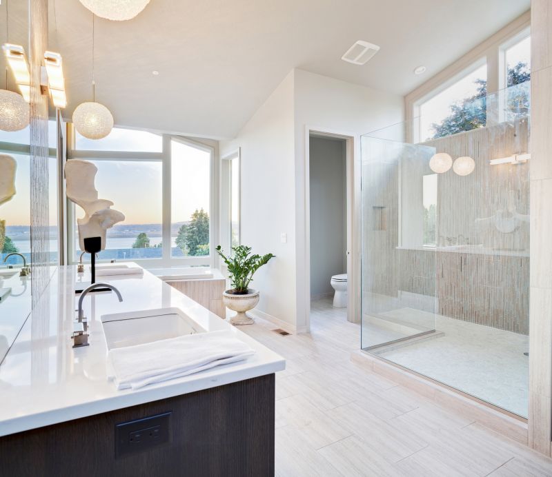 Modern Master Bathroom with Walk-In Shower