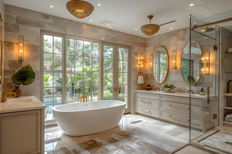 Luxurious Master Bath with Freestanding Tub